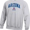 Buy 🛒 Champion Men's Arizona Wildcats Grey Reverse Weave Crew Sweatshirt For Men 🥰 -Cheap Champion Store unnamed file 677