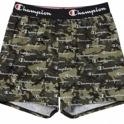 Flash Sale 🔥 Champion Men's Every Day Cotton Stretch Boxers - 3 Pack For Men Camo Print/blk/grey Hthr 👏