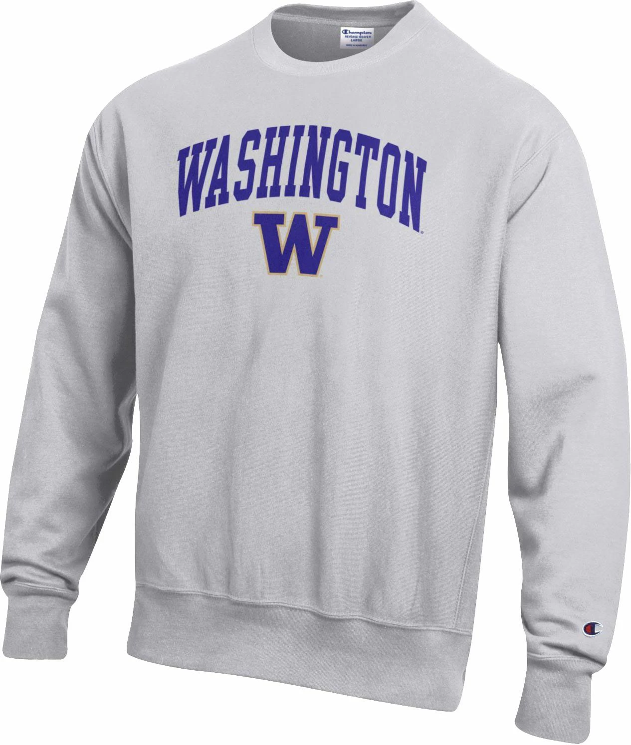 Outlet π Champion Men's Washington Huskies Grey Reverse Weave Crew Sweatshirt For Men β 3 Outlet π Champion Men's Washington Huskies Grey Reverse Weave Crew Sweatshirt For Men β