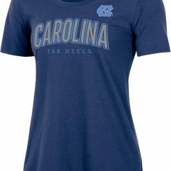 Best Sale 🤩 Champion 👩 Women's North Carolina Tar 👠 Heels Carolina Blue T-Shirt For 👩 Women 🥰