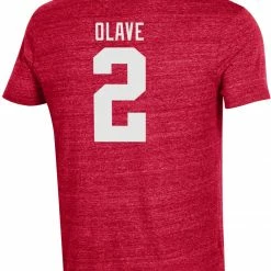 Cheapest 😉 Champion Men's Ohio State Buckeyes Chris Olave #2 Scarlet T-Shirt For Men 🔥 -Cheap Champion Store unnamed file 694