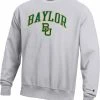 Cheapest 🌟 Champion Men's Baylor Bears Grey Reverse Weave Crew Pullover Sweatshirt For Men 😉 -Cheap Champion Store unnamed file 695