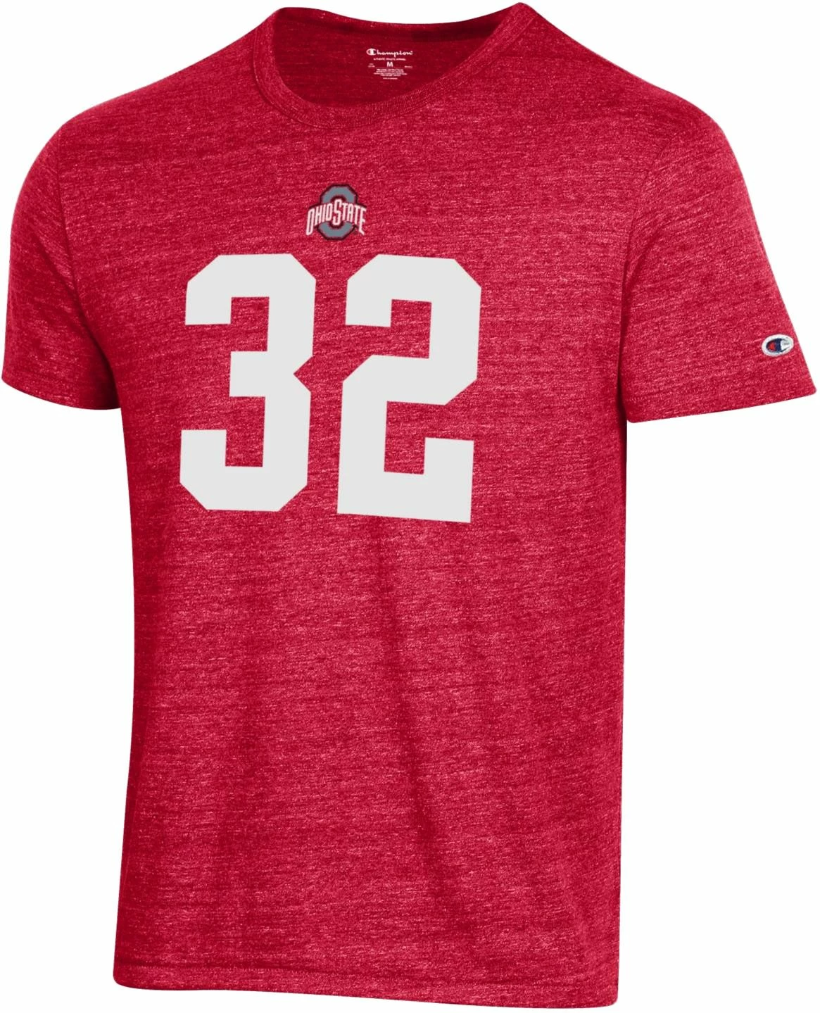 Hot Sale ❤️ Champion Men's Ohio State Buckeyes TreVeyon Henderson #32 Scarlet T-Shirt For Men 🌟 4 Hot Sale ❤️ Champion Men's Ohio State Buckeyes TreVeyon Henderson #32 Scarlet T-Shirt For Men 🌟 - Image 2