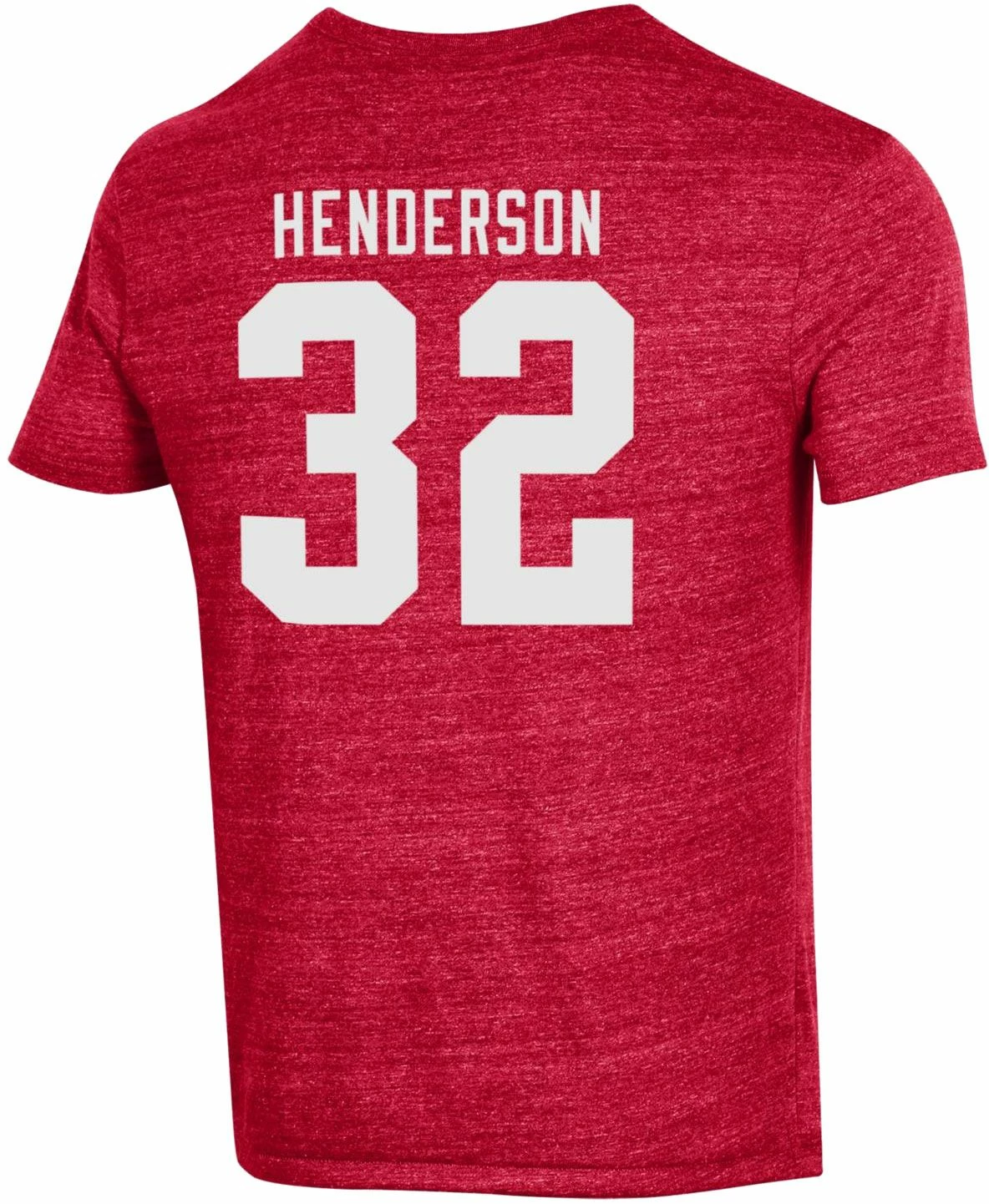 Hot Sale ❤️ Champion Men's Ohio State Buckeyes TreVeyon Henderson #32 Scarlet T-Shirt For Men 🌟 5 Hot Sale ❤️ Champion Men's Ohio State Buckeyes TreVeyon Henderson #32 Scarlet T-Shirt For Men 🌟 - Image 3
