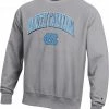 Best reviews of ⌛ Champion Men's North Carolina Tar 👠 Heels Grey Pullover Crew Sweatshirt For Men 🥰