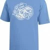 Best Sale 🧨 Champion Youth North Carolina Tar 👠 Heels Carolina Blue Mascot T-Shirt For 👧 Girls' 🔥 -Cheap Champion Store unnamed file 723