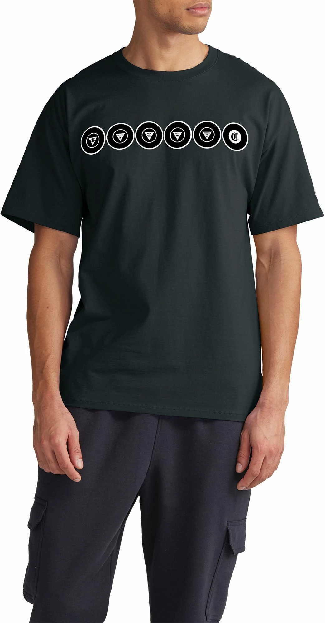 Cheap ๐ Champion Men's Powerblend Magic 8 Ball Classic Short Sleeve T-Shirt For Men Black โญ 3 Cheap ๐ Champion Men's Powerblend Magic 8 Ball Classic Short Sleeve T-Shirt For Men Black โญ