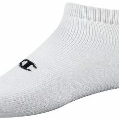 Deals 🤩 Champion Men's Double Dry Performance Low Cut 🧦 Socks - 6 Pack For Men White 🌟