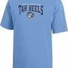 Best Sale 😉 Champion Youth North Carolina Tar 👠 Heels Carolina Blue Jersey T-Shirt For 👧 Girls' 🎉