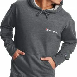 Wholesale ⌛ Champion Men's Powerblend Graphic Hoodie For Men Black 💯
