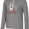 Cheap 😉 Champion 👩 Women's Alabama Crimson Tide Gray French Terry Cropped Pullover Hoodie For 👩 Women 🌟