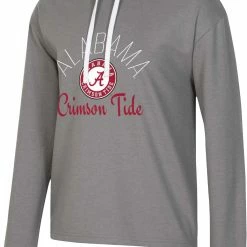 Cheap 😉 Champion 👩 Women's Alabama Crimson Tide Gray French Terry Cropped Pullover Hoodie For 👩 Women 🌟