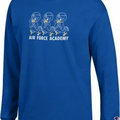 Cheapest 🌟 Champion Youth Air Force Falcons Royal Blue Jersey Long-Sleeve T-Shirt For Men 🔔