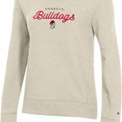 Best Pirce 🎉 Champion 👩 Women's South Carolina Gamecocks White University 2.0 Pullover Crew Sweatshirt For 👩 Women 👍