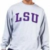 Top 10 👏 Champion Men's Big & Tall LSU Tigers Grey Reverse Weave Crew Sweatshirt For Men ✔️