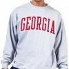 Wholesale 😍 Champion Men's Big & Tall Georgia Bulldogs Grey Reverse Weave Crew Sweatshirt For Men 🔥 -Cheap Champion Store unnamed file 769