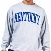 Brand new 😉 Champion Men's Big & Tall Kentucky Wildcats Grey Reverse Weave Crew Sweatshirt For Men ⭐