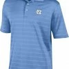 Best Pirce 🔥 Champion Men's North Carolina Tar 👠 Heels Carolina Blue Textured Stripe Performance Polo For Men ✨ -Cheap Champion Store unnamed file 778