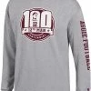Top 10 🌟 Champion Men's Texas A&M Aggies Grey ‘12th Man' Centennial Long Sleeve T-Shirt For Men 👏