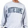 Best deal ❤️ Champion Men's Big & Tall Notre Dame Fighting Irish Grey Reverse Weave Crew Sweatshirt For Men 🧨 -Cheap Champion Store unnamed file 799